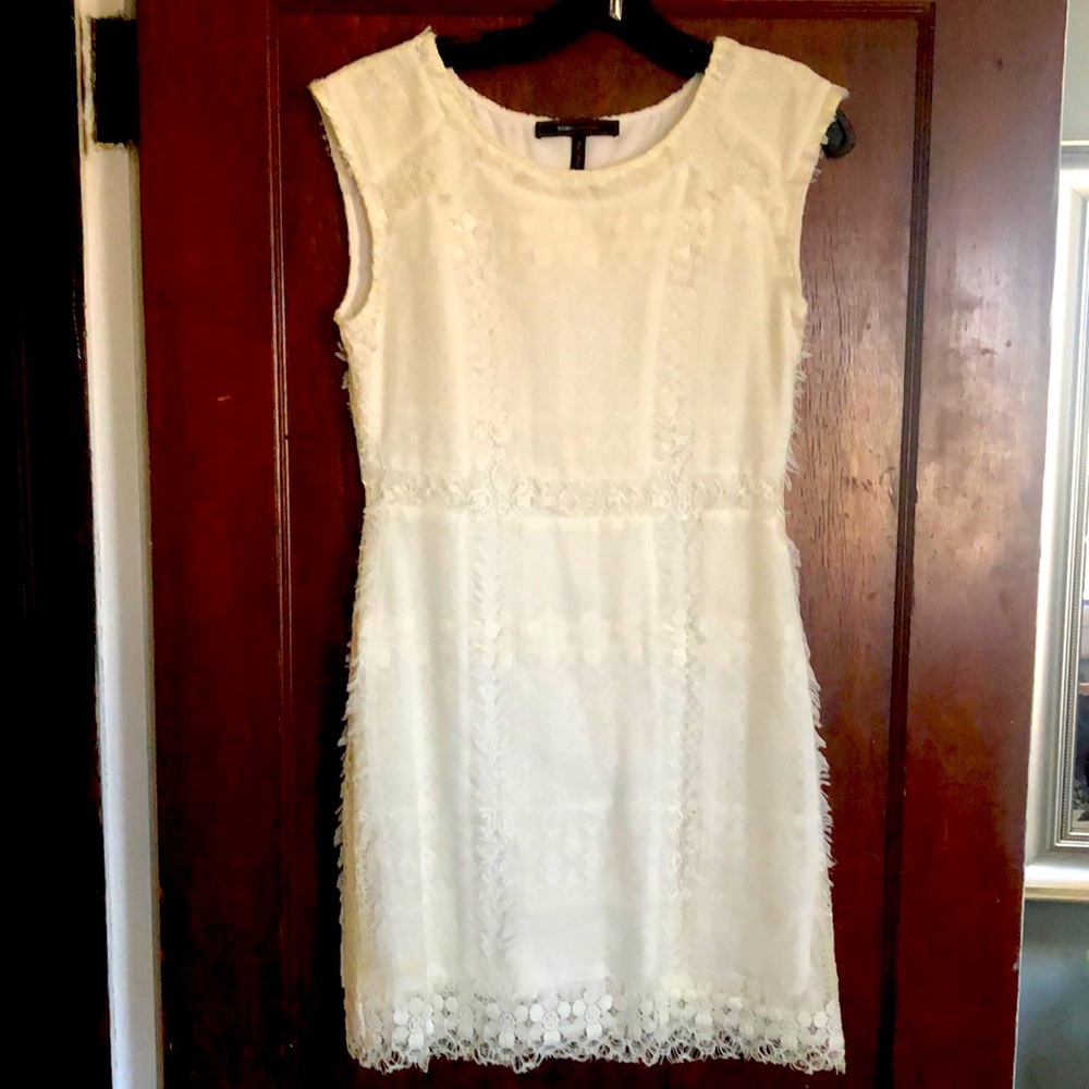 Cream colored dress by BCBGMaxazria